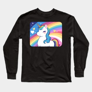 Unicorn Rainbow 04 Long Sleeve T-Shirt